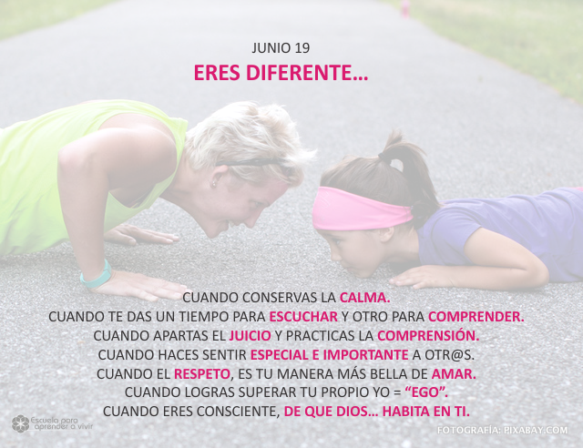 Eres diferente...